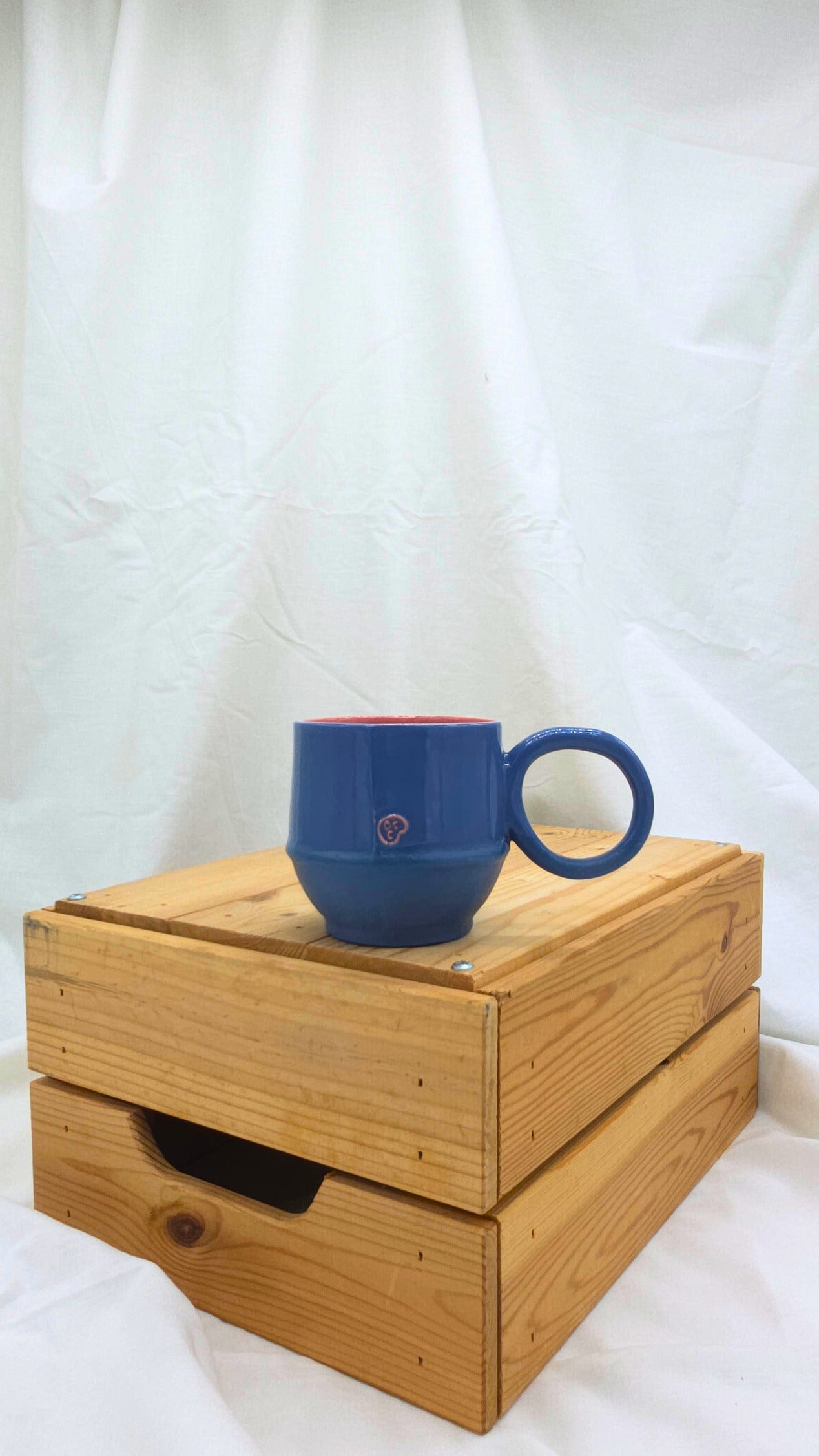 Mug 8oz - Navy & Blue
