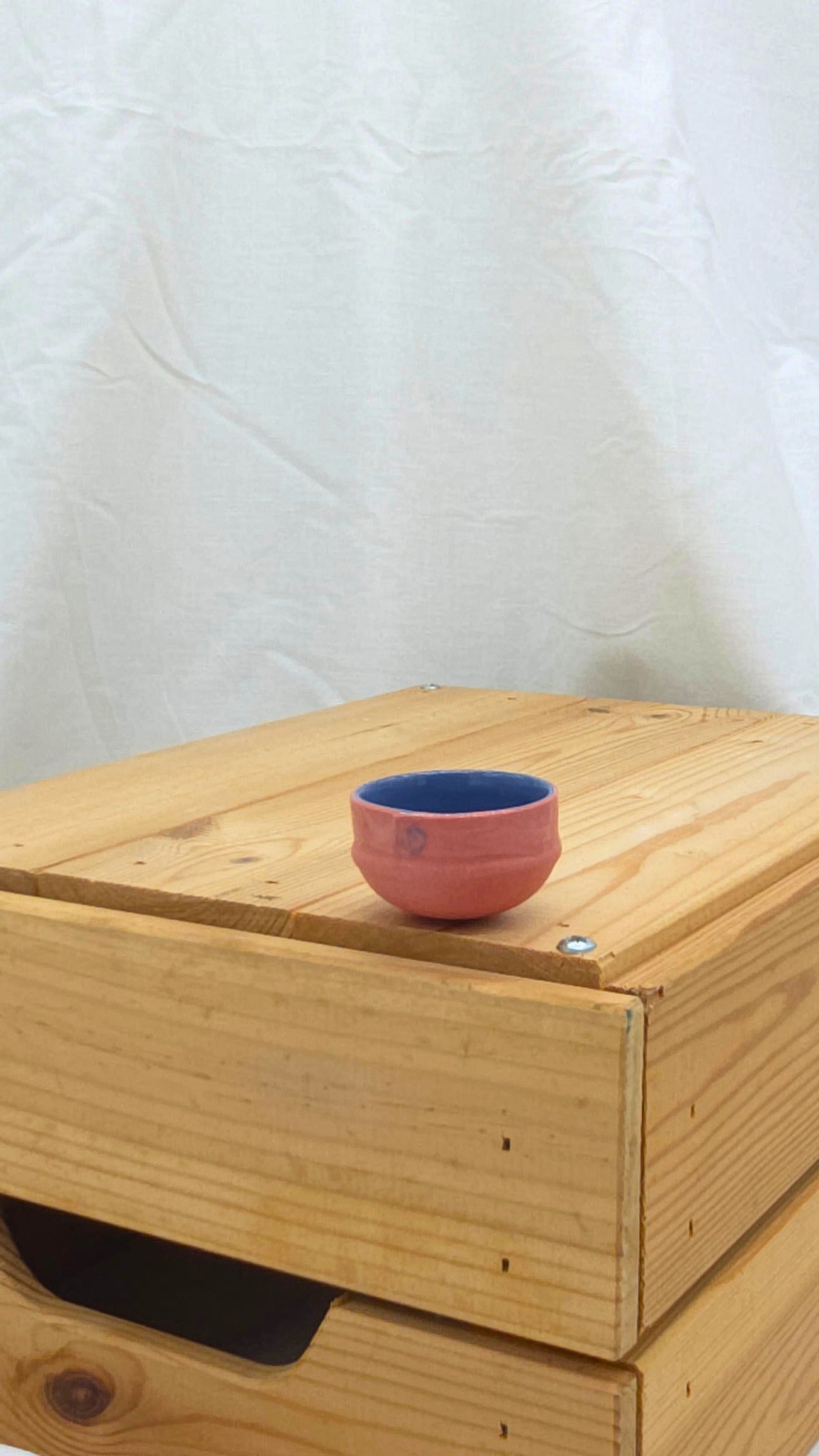 Mini Bowl small - Pink and Navy