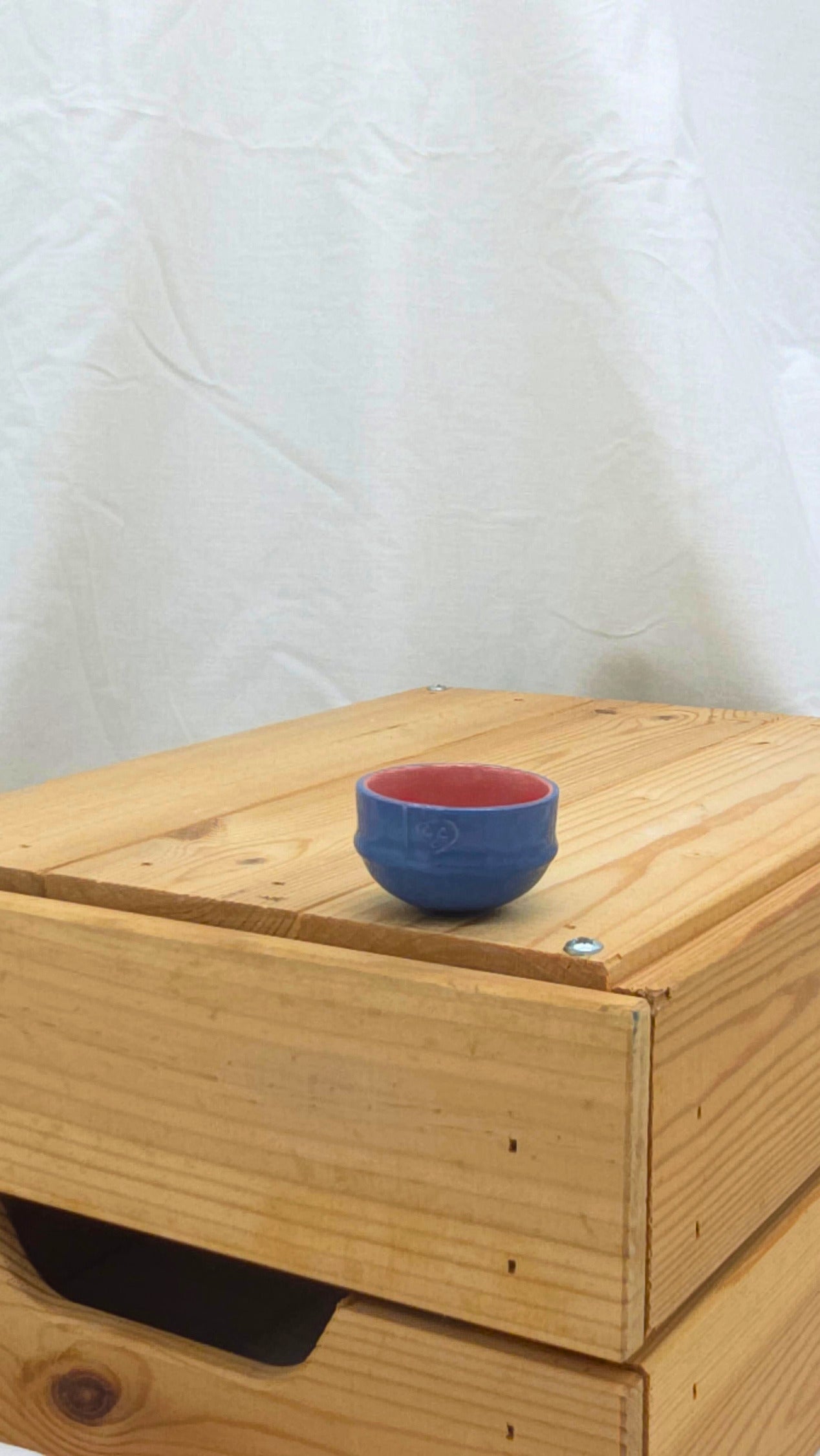 Mini Bowl small - Navy and Pink