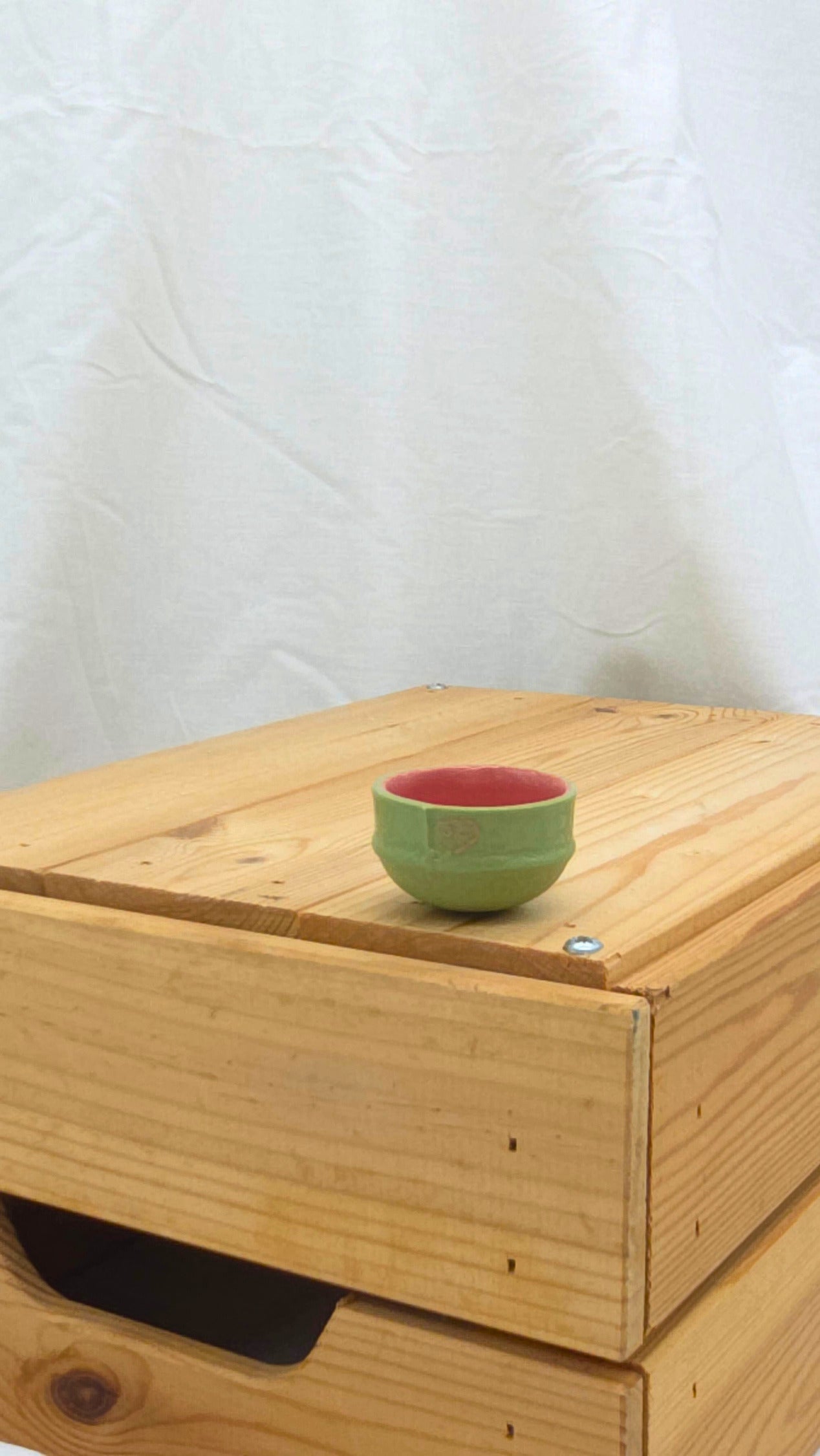 Mini Bowl small - Green and Pink