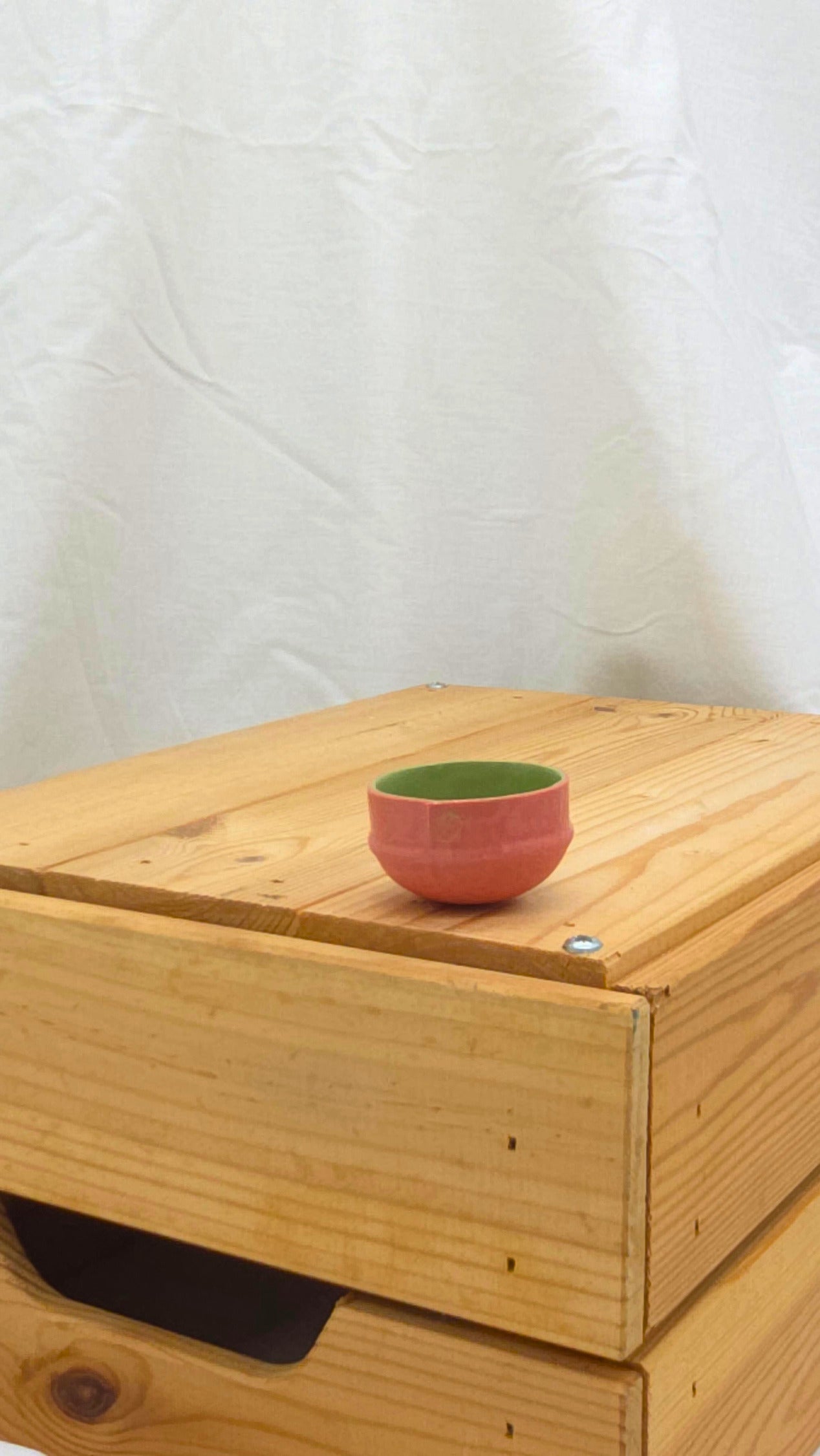 Mini Bowl small - Pink and Green