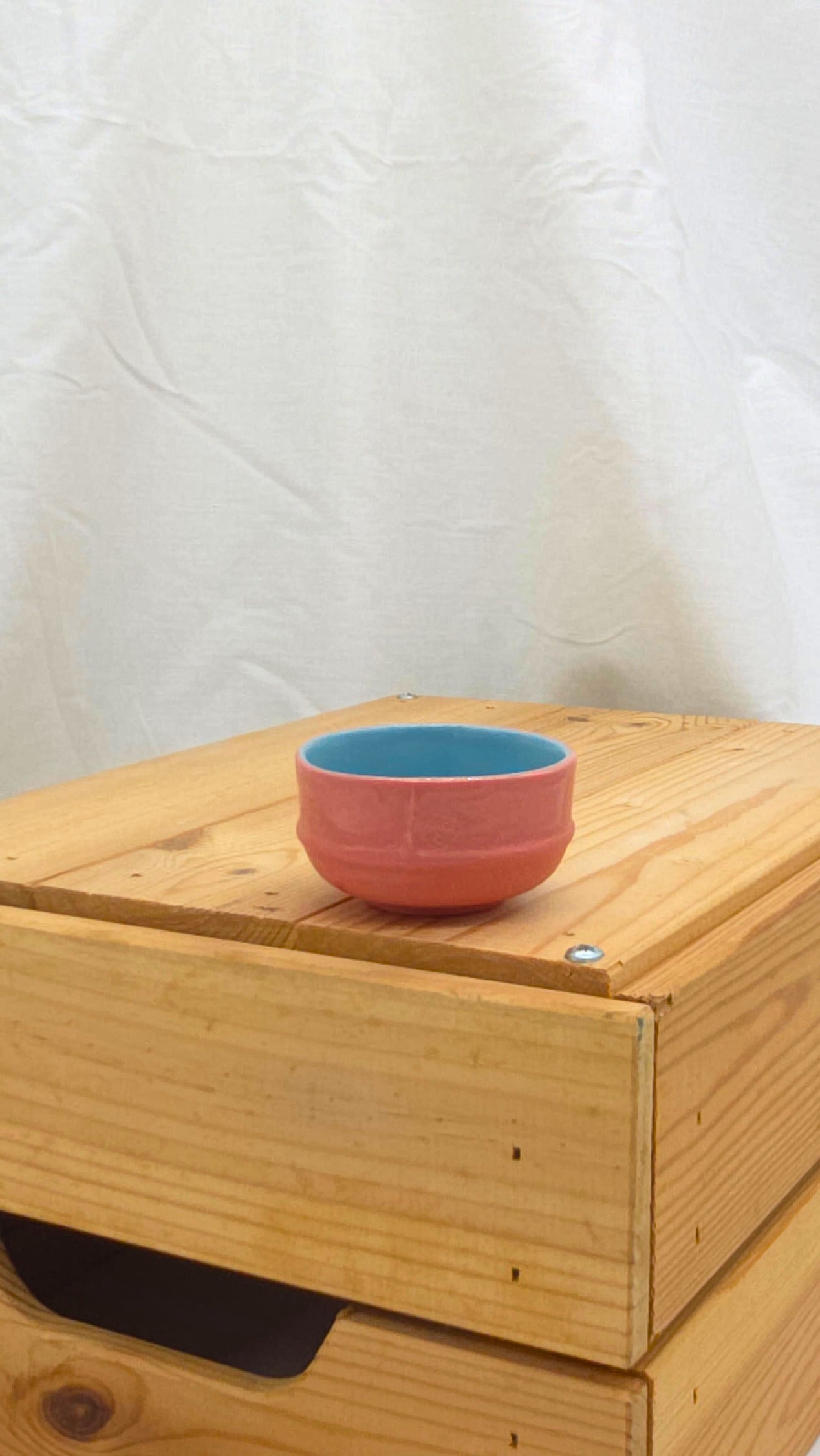 Mini Bowl large - Pink and Blue