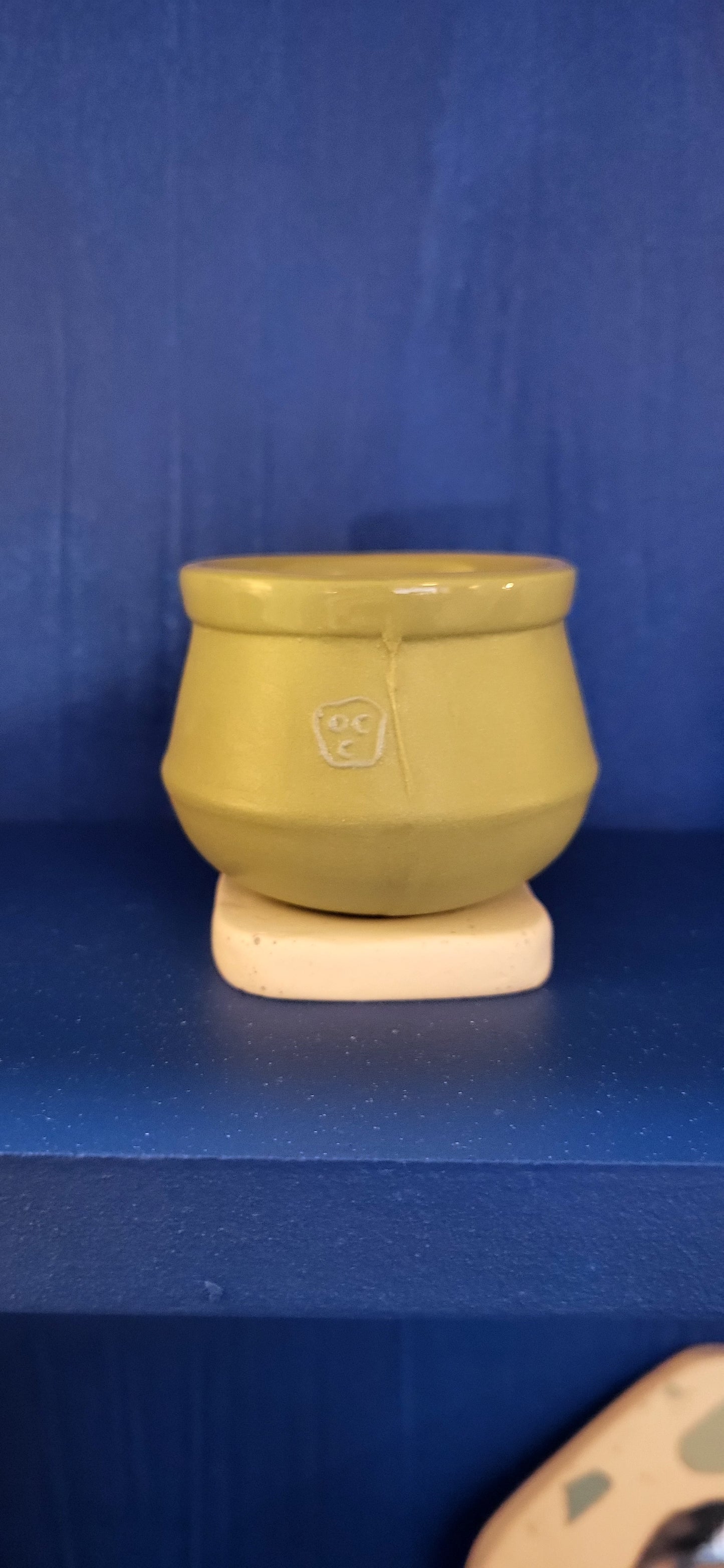 Espresso Cup with Terrazzo Stand - Green