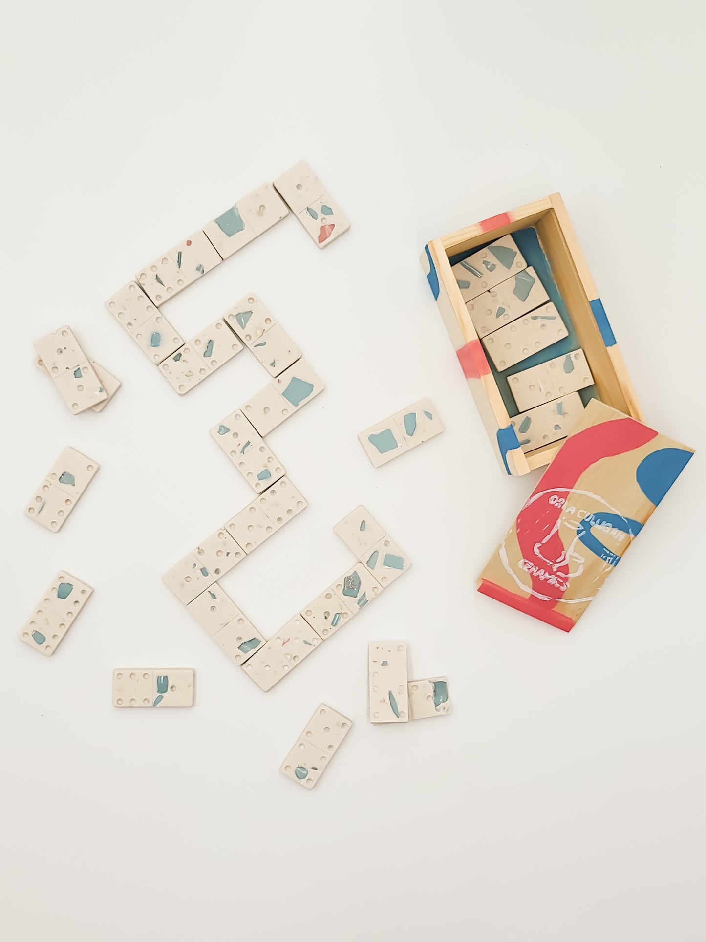 Terrazzo Domino Set