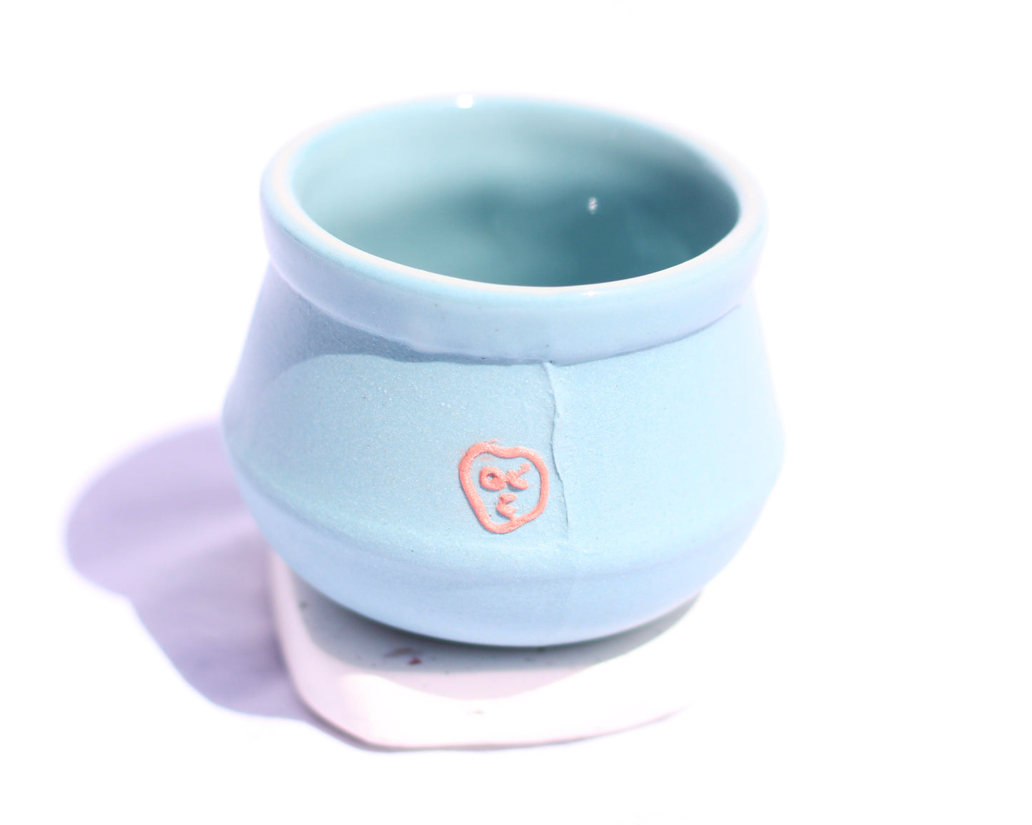 Espresso Cup with Terrazzo Stand - Blue