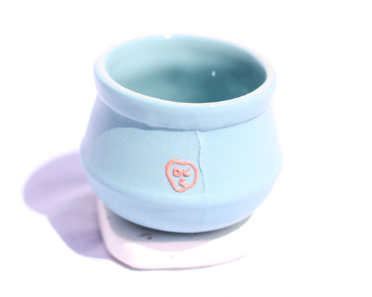 Espresso Cup with Terrazzo Stand - Blue