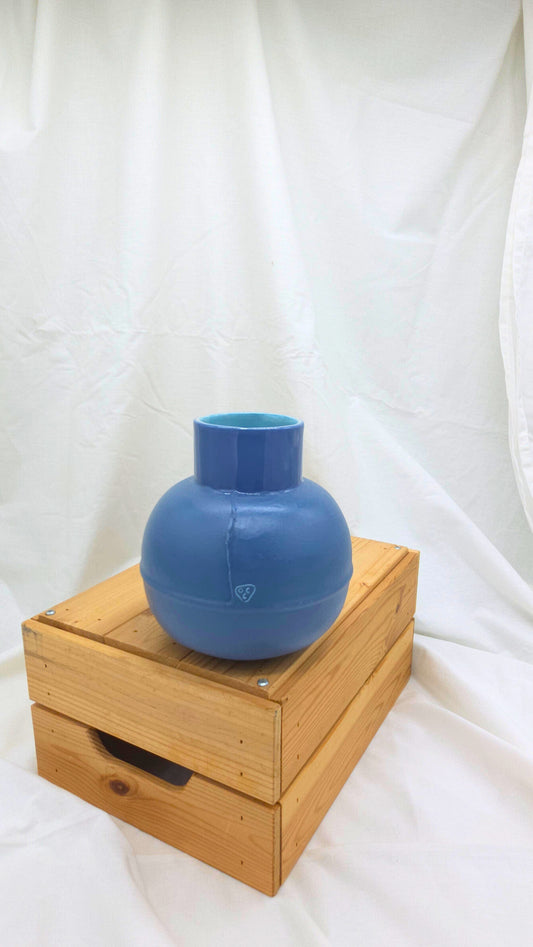 Large Vase - Navy and Blue