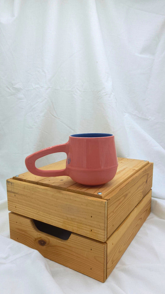 Mug 12oz - Pink & Navy