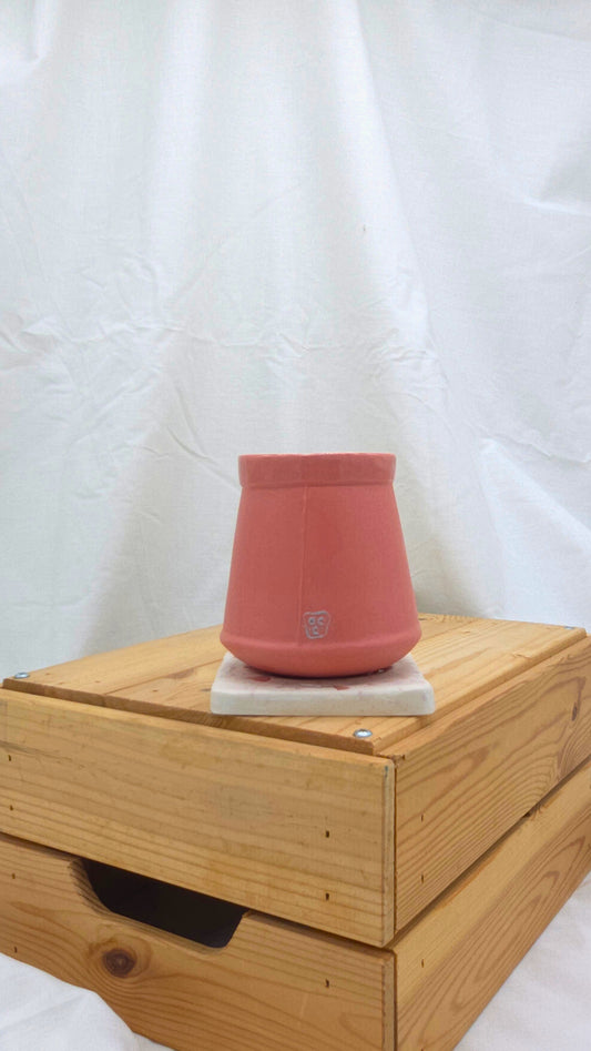 Beaker with Terrazzo Stand - Pink