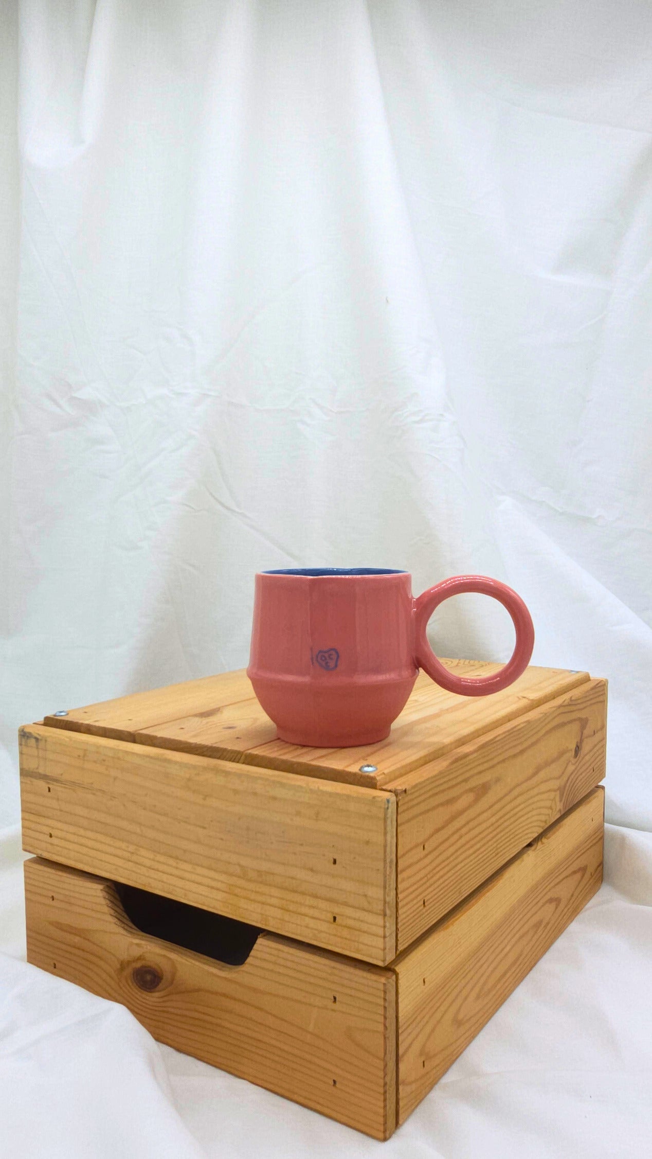 Mug 8oz - Pink & Blue