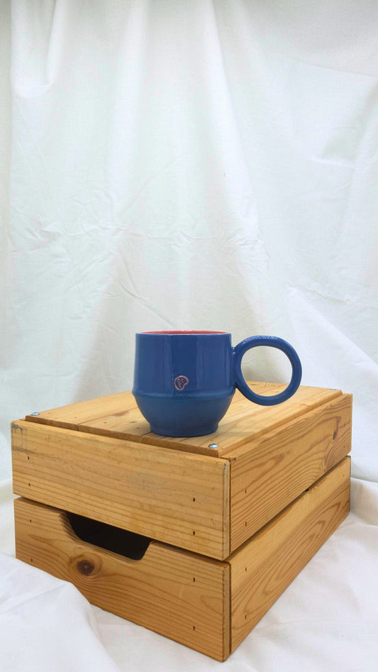 Mug 8oz - Navy & Blue