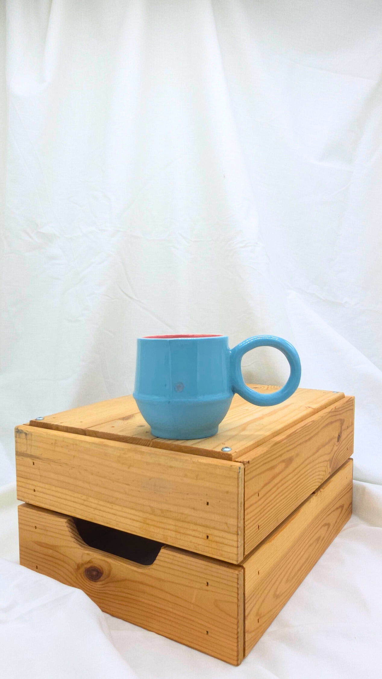 Mug 8oz - Blue & Pink