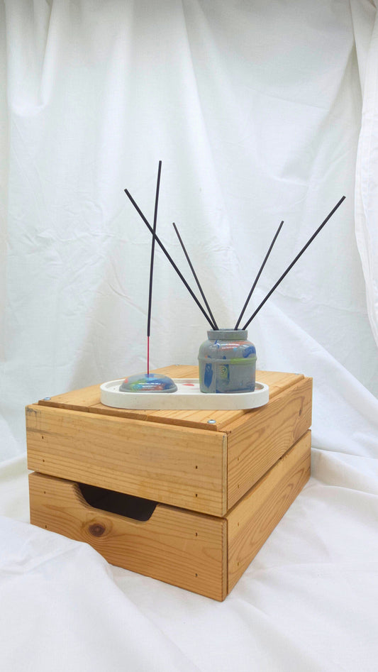 Incense Holder set - Drippy