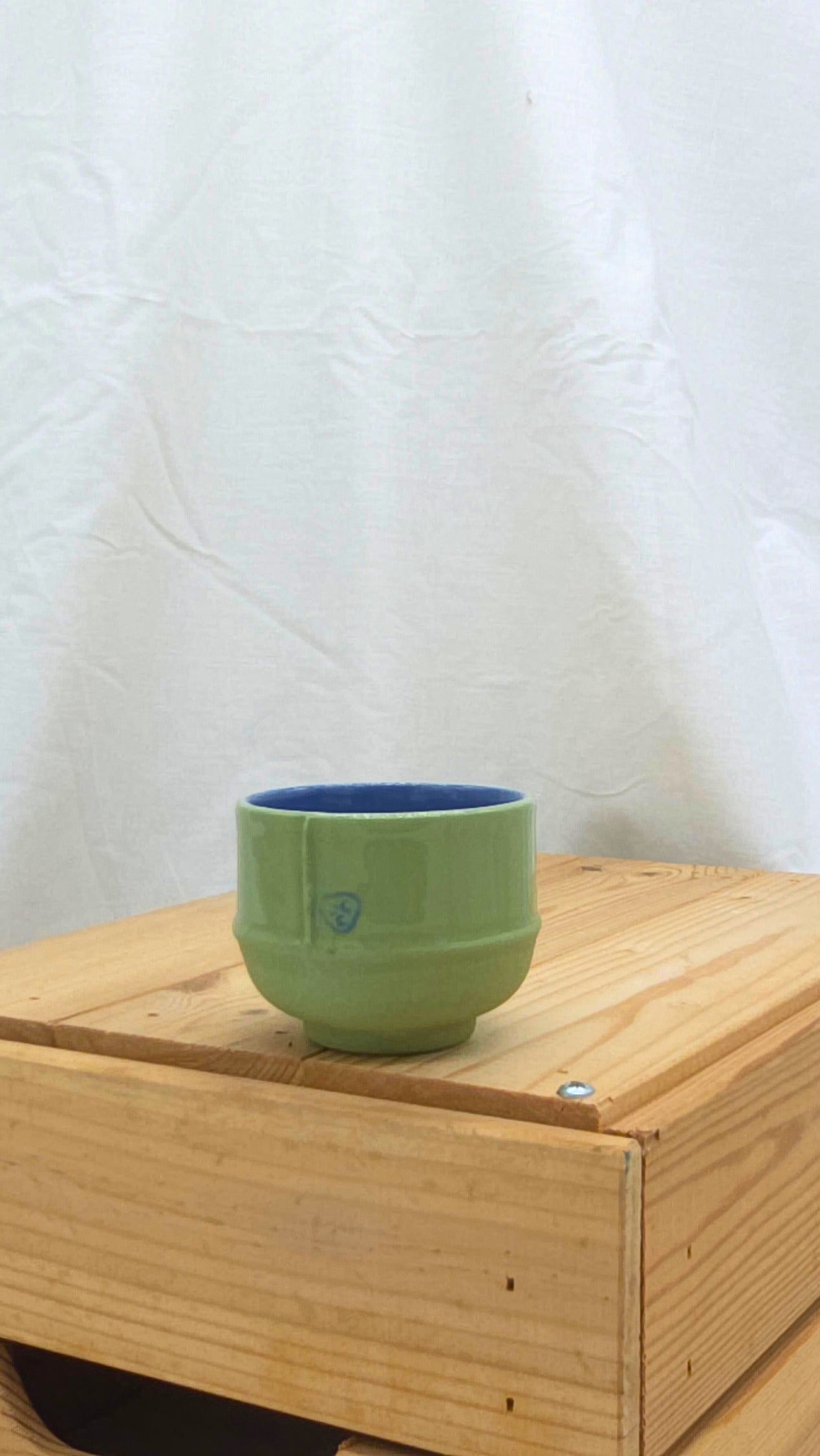 Small Bowl - Green & Navy