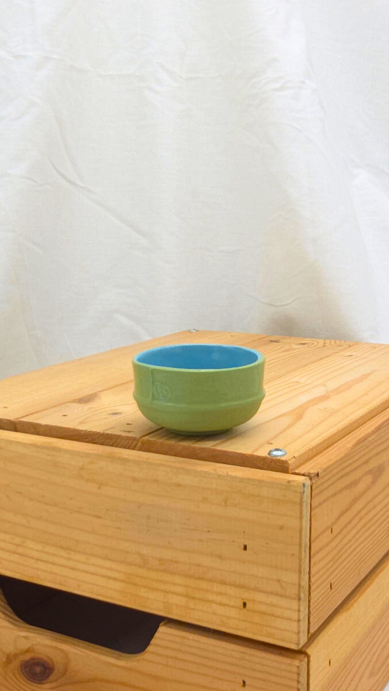 Mini Bowl large - Green and Blue