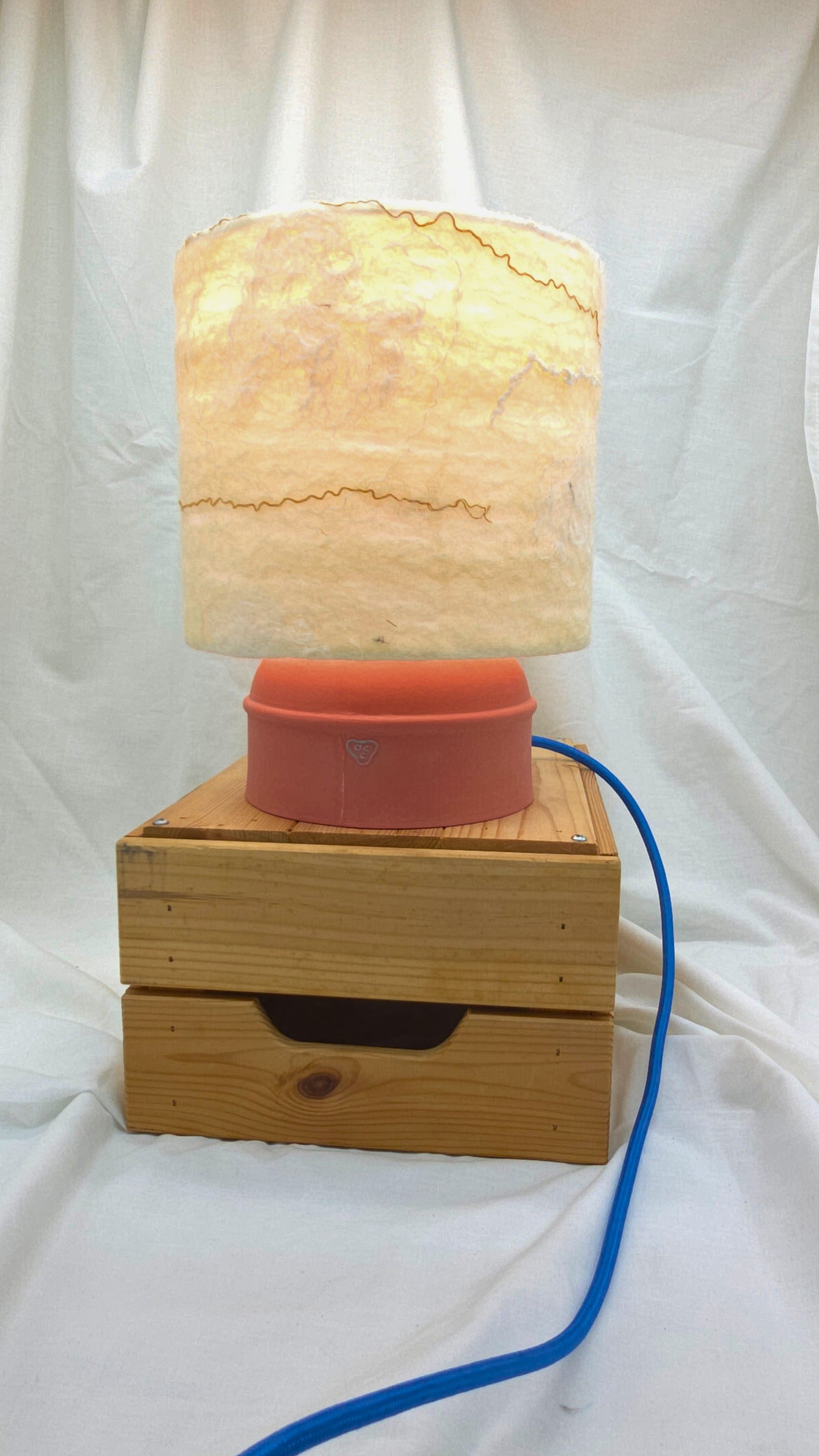 Lamp Small - Pink - Wool Shade