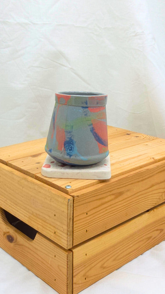 Beaker with Terrazzo Stand - Drippy