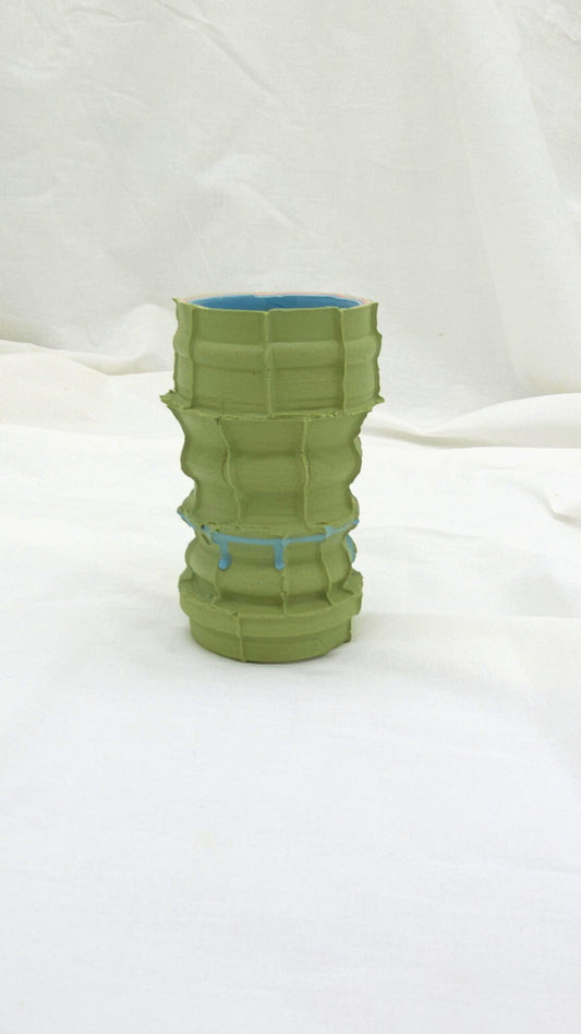 Mini sculpture - Green and Blue