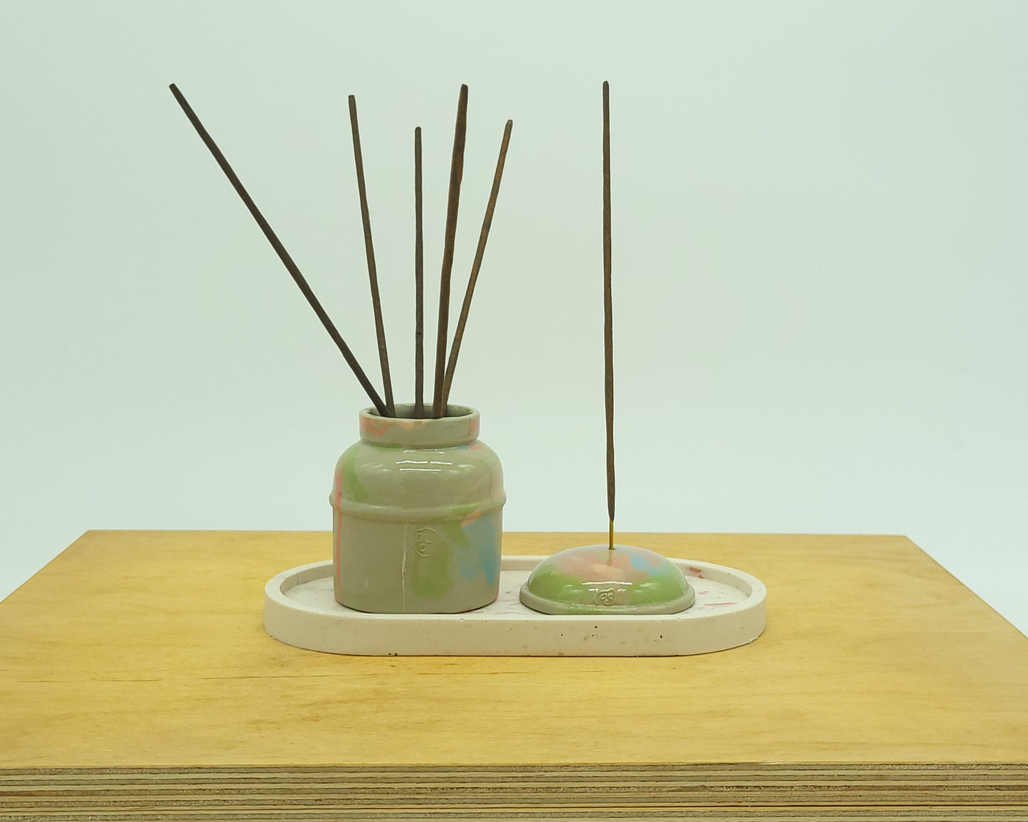 Incense Holder set - Drippy (2)