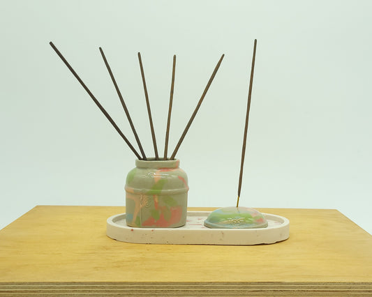 Incense Holder set - Drippy (1)