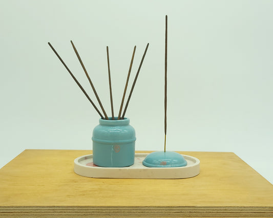 Incense Holder set - Blue