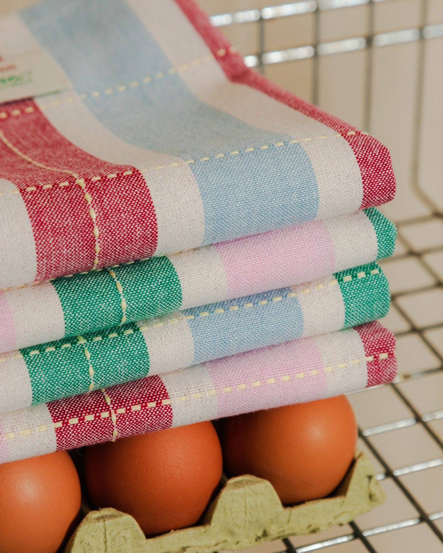 Striped Tea Towel (Set of 2) - Mix 1