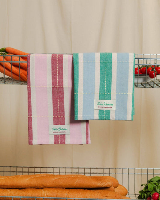 Striped Tea Towel (Set of 2) - Mix 1