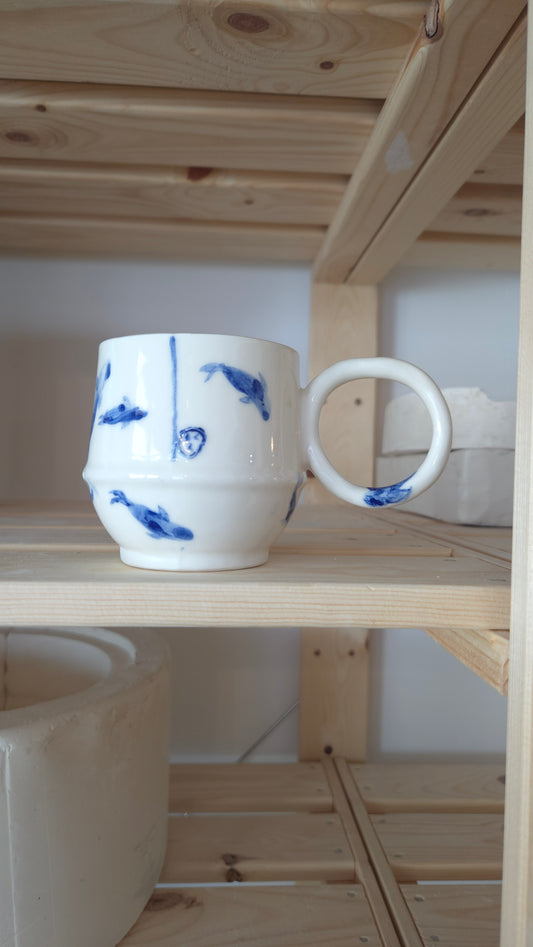 *PRE ORDER* 8oz Mug - Koi Fish