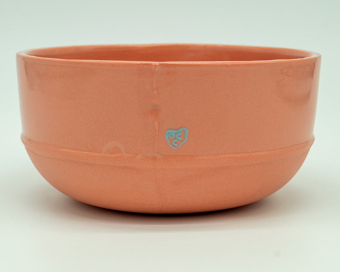 Large Pink Serving Bowl