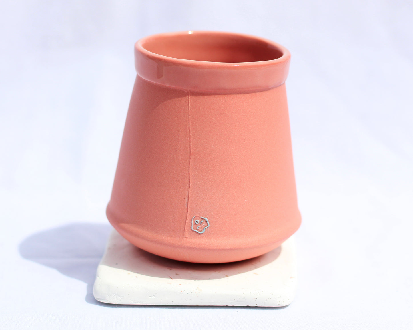 Beaker with Terrazzo Stand - Pink